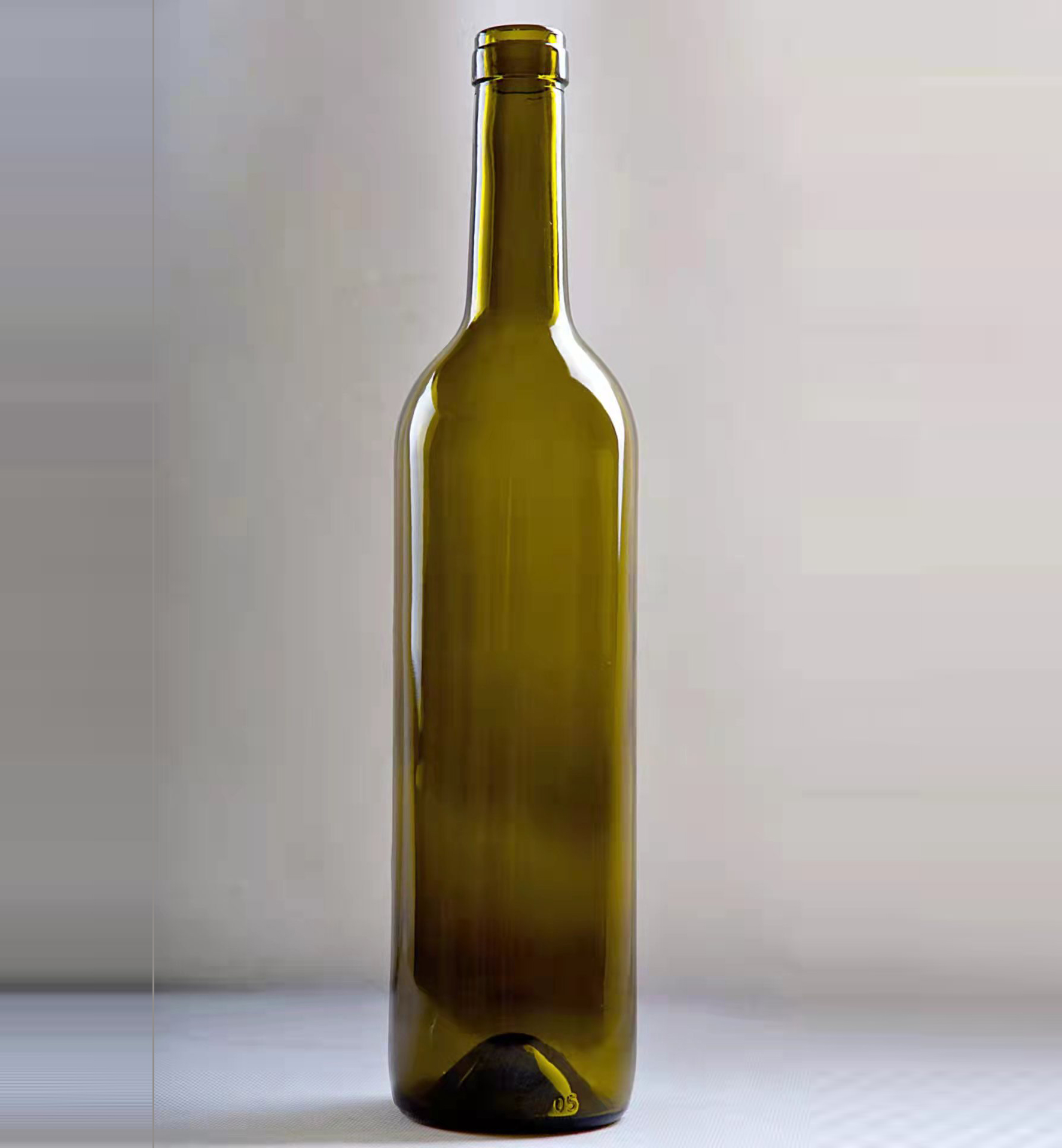 wine bottle J